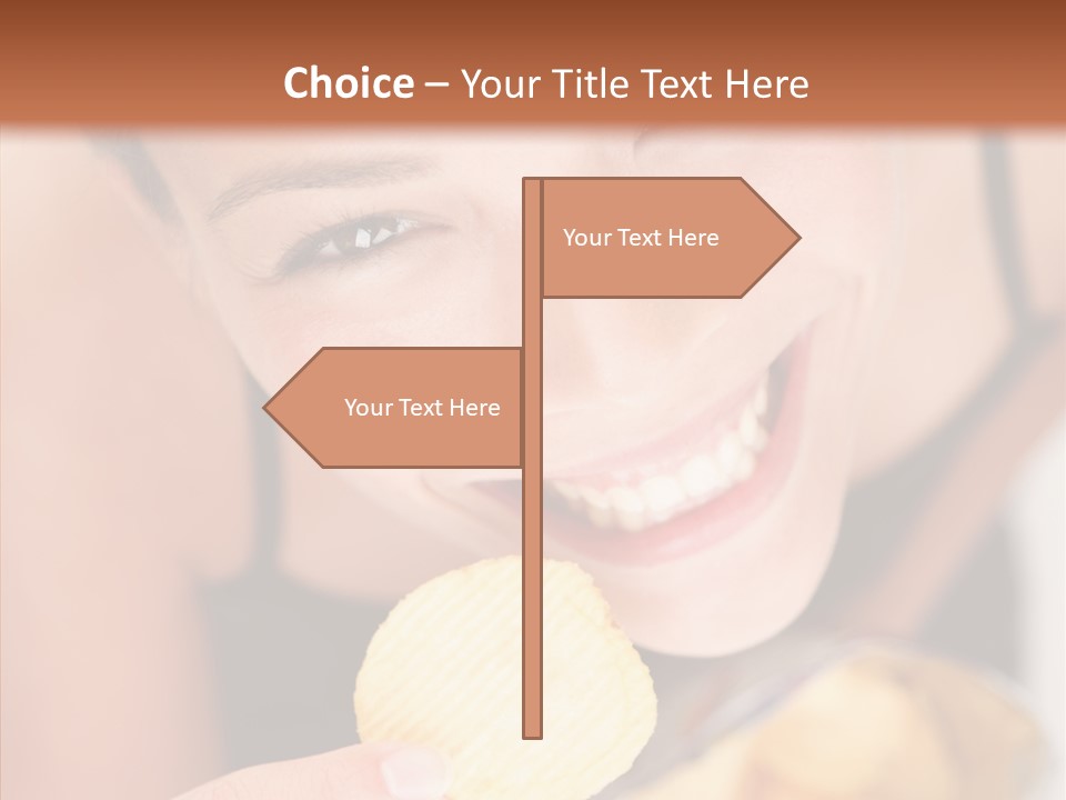 Unhealthy Casual Chip PowerPoint Template