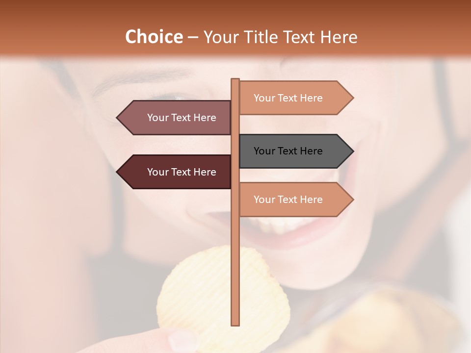 Unhealthy Casual Chip PowerPoint Template