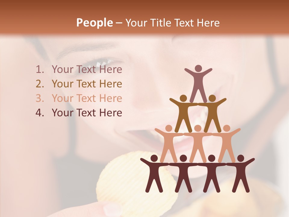 Unhealthy Casual Chip PowerPoint Template