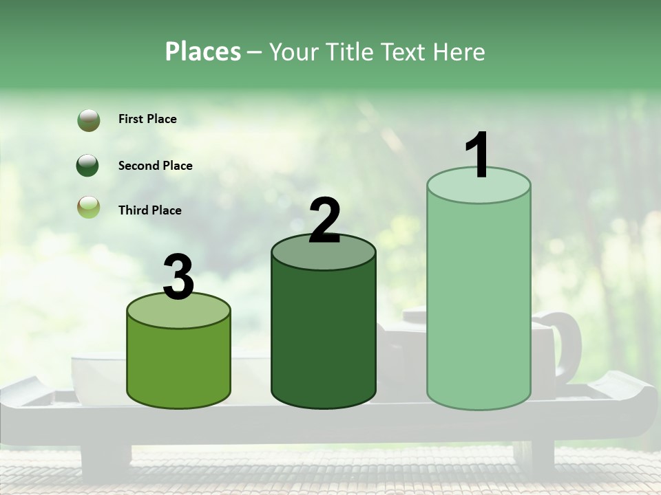 Hot Ceramic Tray PowerPoint Template