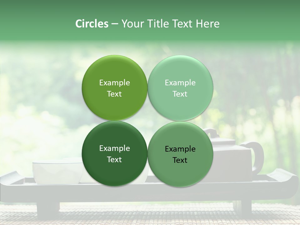 Hot Ceramic Tray PowerPoint Template