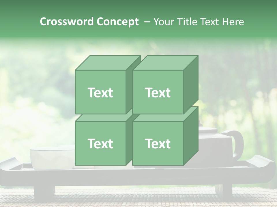 Hot Ceramic Tray PowerPoint Template