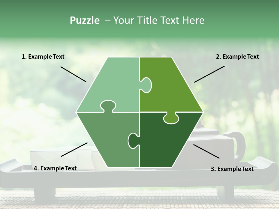 Hot Ceramic Tray PowerPoint Template