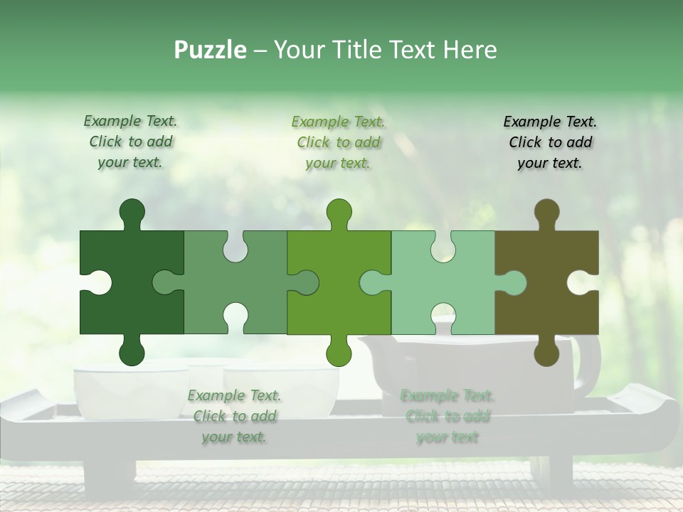 Hot Ceramic Tray PowerPoint Template