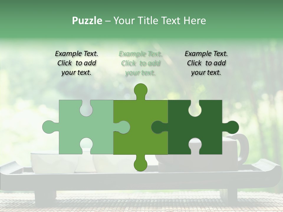 Hot Ceramic Tray PowerPoint Template