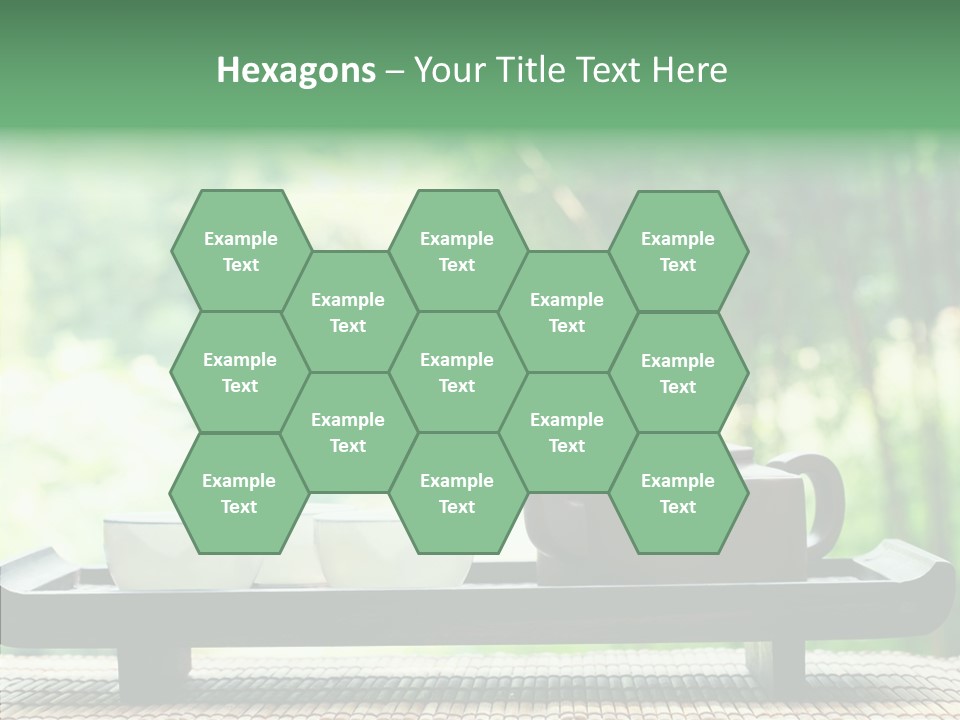 Hot Ceramic Tray PowerPoint Template