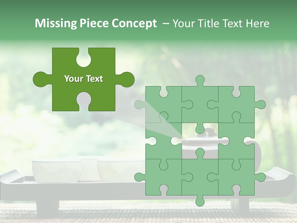 Hot Ceramic Tray PowerPoint Template