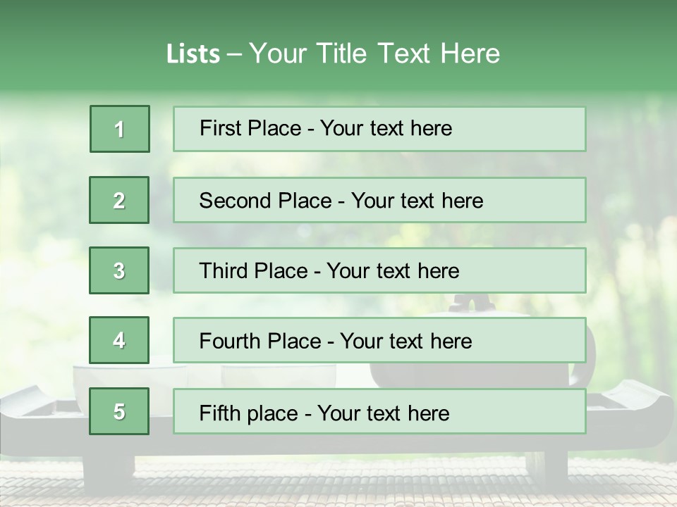 Hot Ceramic Tray PowerPoint Template