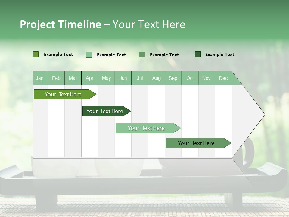 Hot Ceramic Tray PowerPoint Template