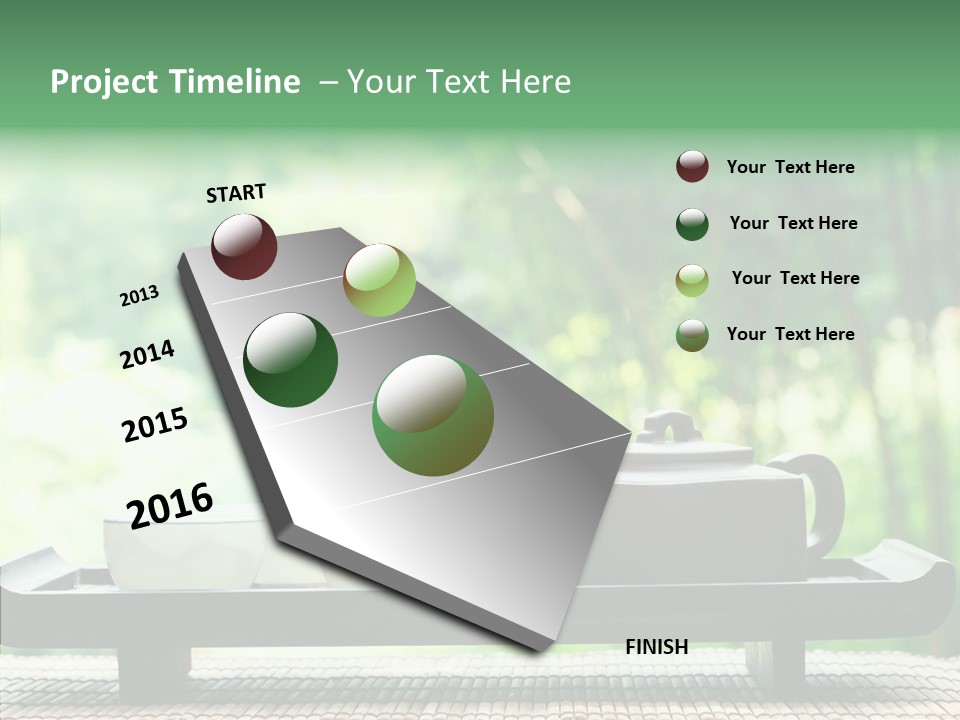 Hot Ceramic Tray PowerPoint Template