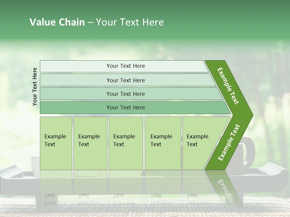 Hot Ceramic Tray PowerPoint Template