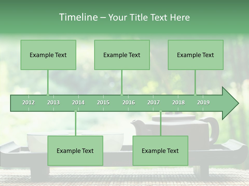 Hot Ceramic Tray PowerPoint Template