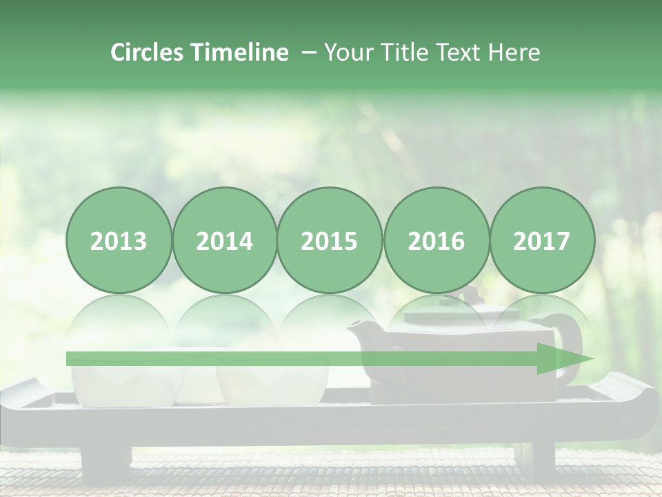 Hot Ceramic Tray PowerPoint Template