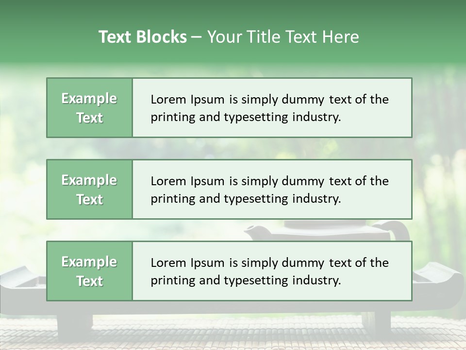 Hot Ceramic Tray PowerPoint Template