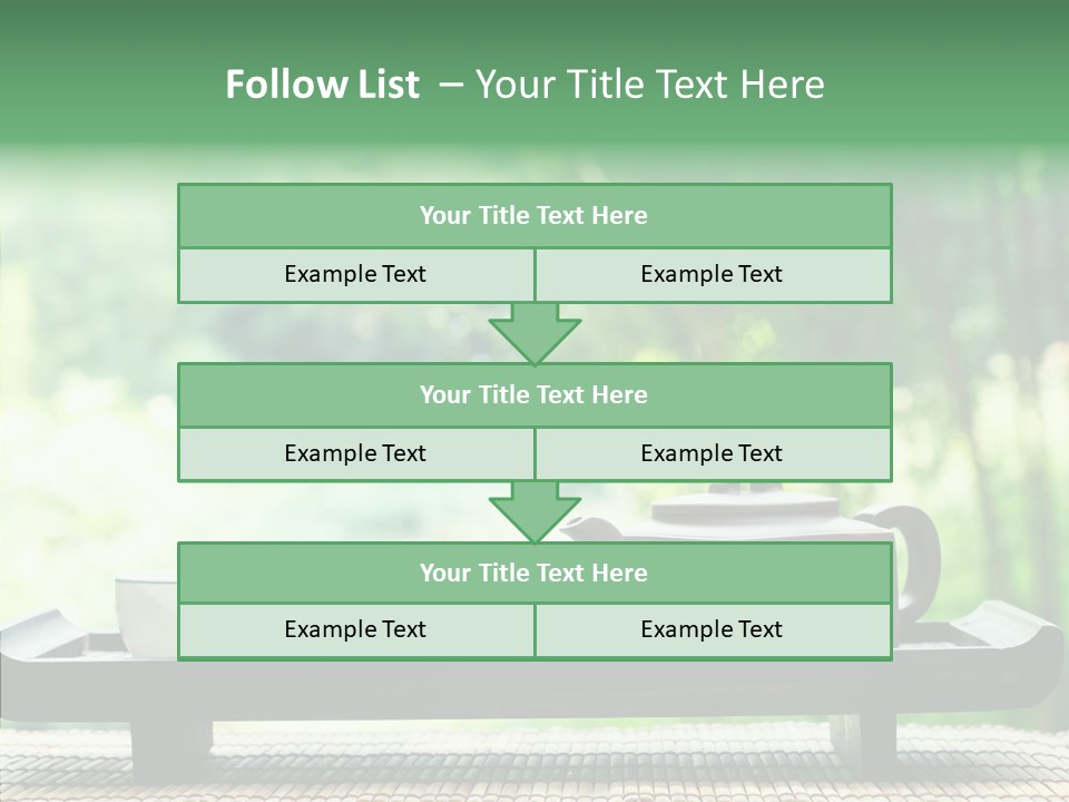 Hot Ceramic Tray PowerPoint Template