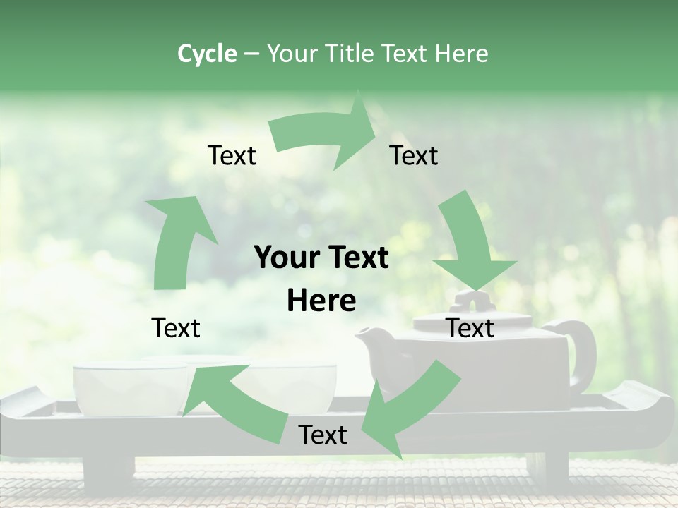 Hot Ceramic Tray PowerPoint Template