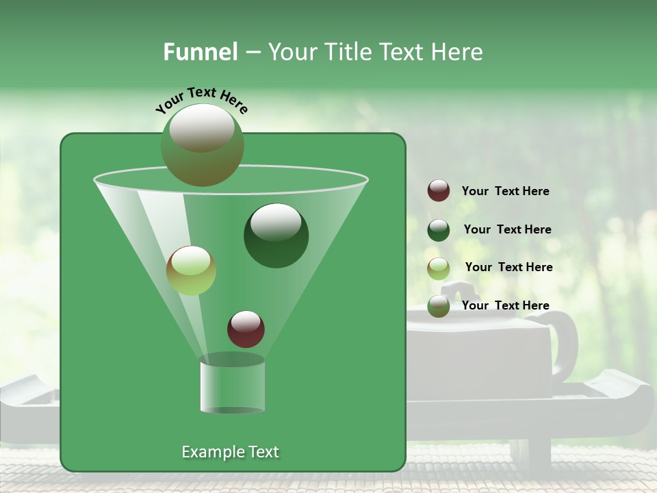 Hot Ceramic Tray PowerPoint Template