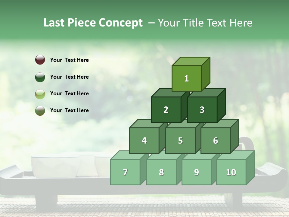 Hot Ceramic Tray PowerPoint Template