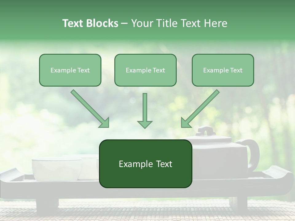 Hot Ceramic Tray PowerPoint Template
