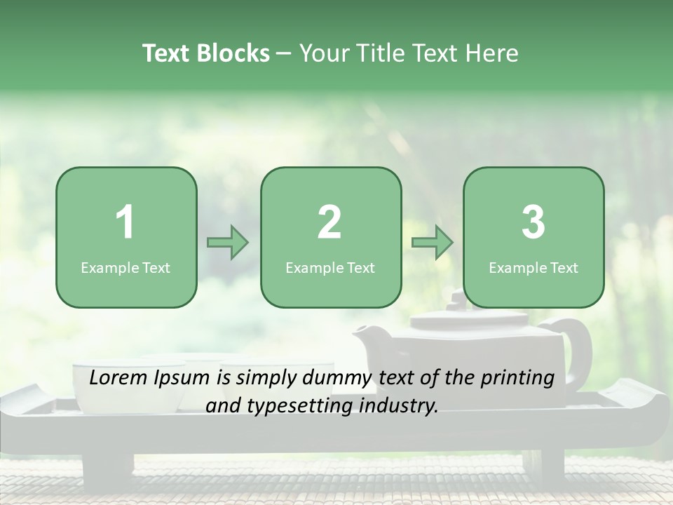 Hot Ceramic Tray PowerPoint Template