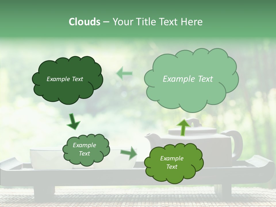 Hot Ceramic Tray PowerPoint Template