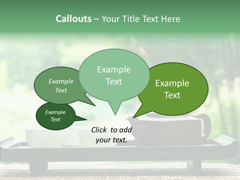 Hot Ceramic Tray PowerPoint Template