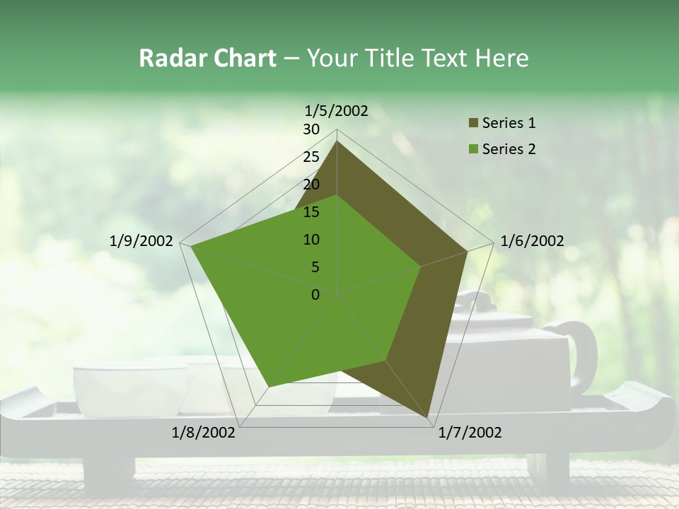 Hot Ceramic Tray PowerPoint Template