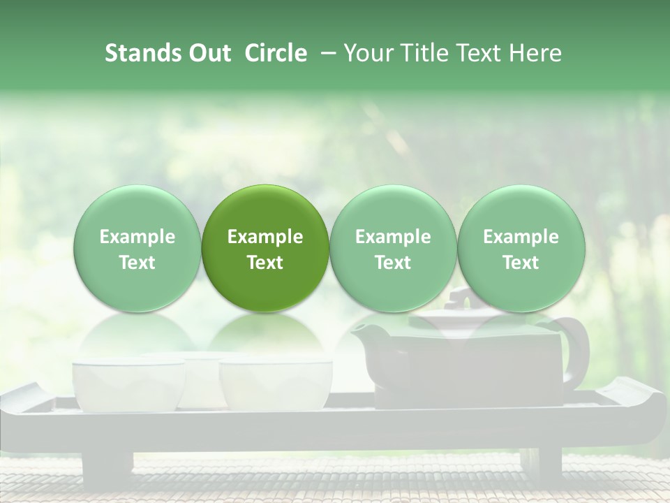 Hot Ceramic Tray PowerPoint Template