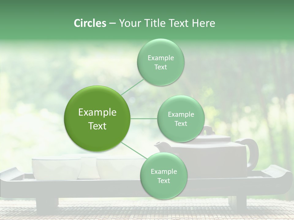 Hot Ceramic Tray PowerPoint Template