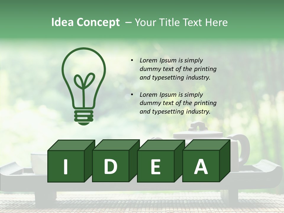 Hot Ceramic Tray PowerPoint Template