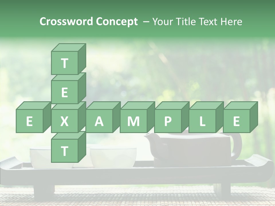 Hot Ceramic Tray PowerPoint Template