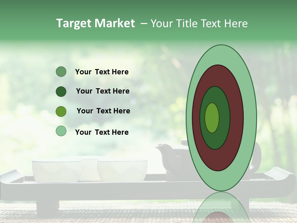 Hot Ceramic Tray PowerPoint Template