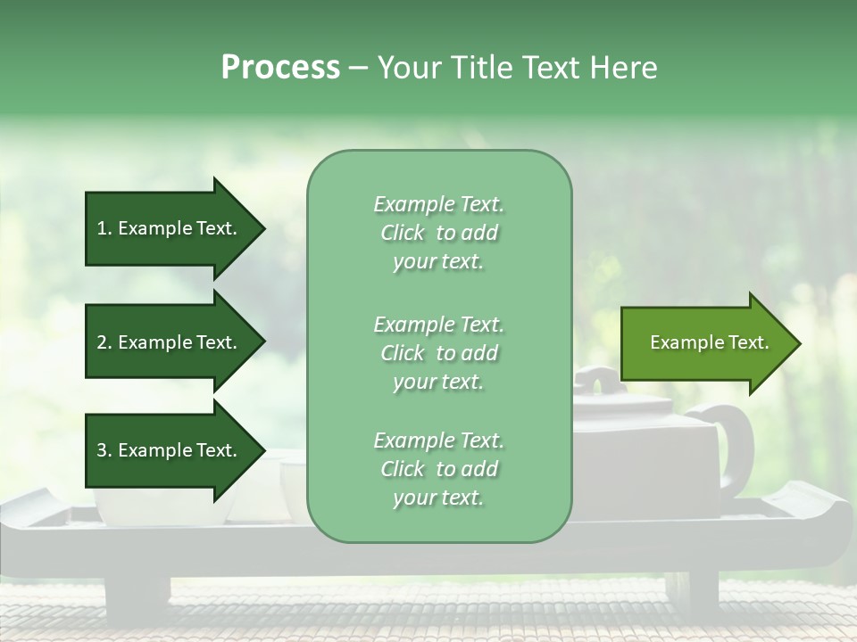 Hot Ceramic Tray PowerPoint Template