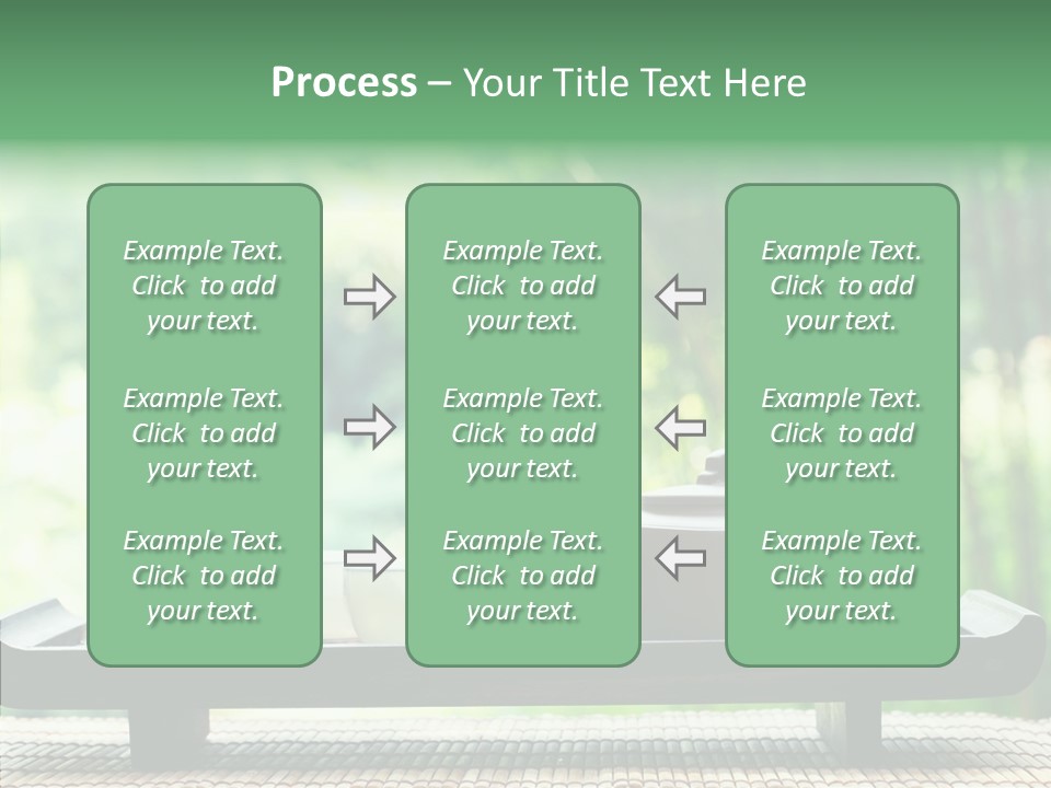 Hot Ceramic Tray PowerPoint Template