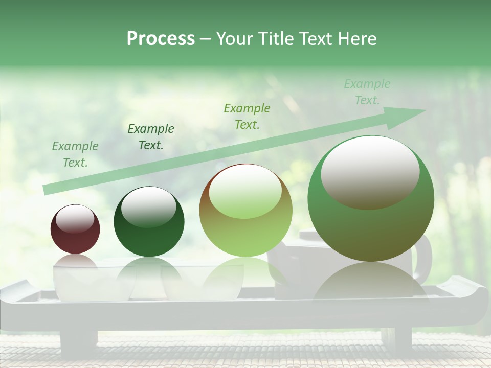 Hot Ceramic Tray PowerPoint Template