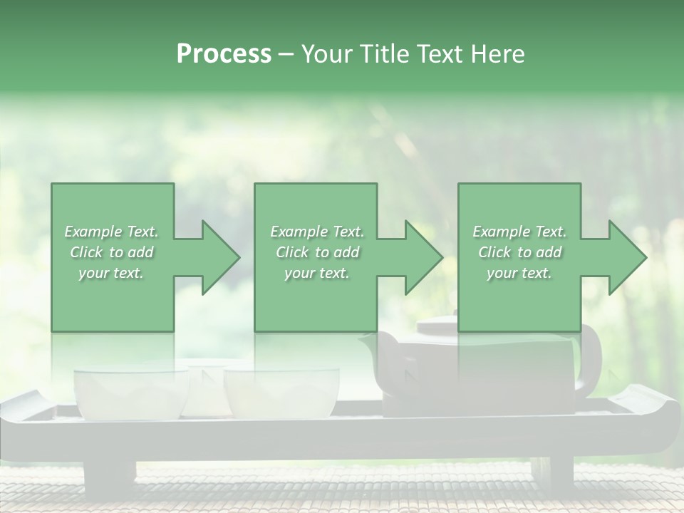 Hot Ceramic Tray PowerPoint Template