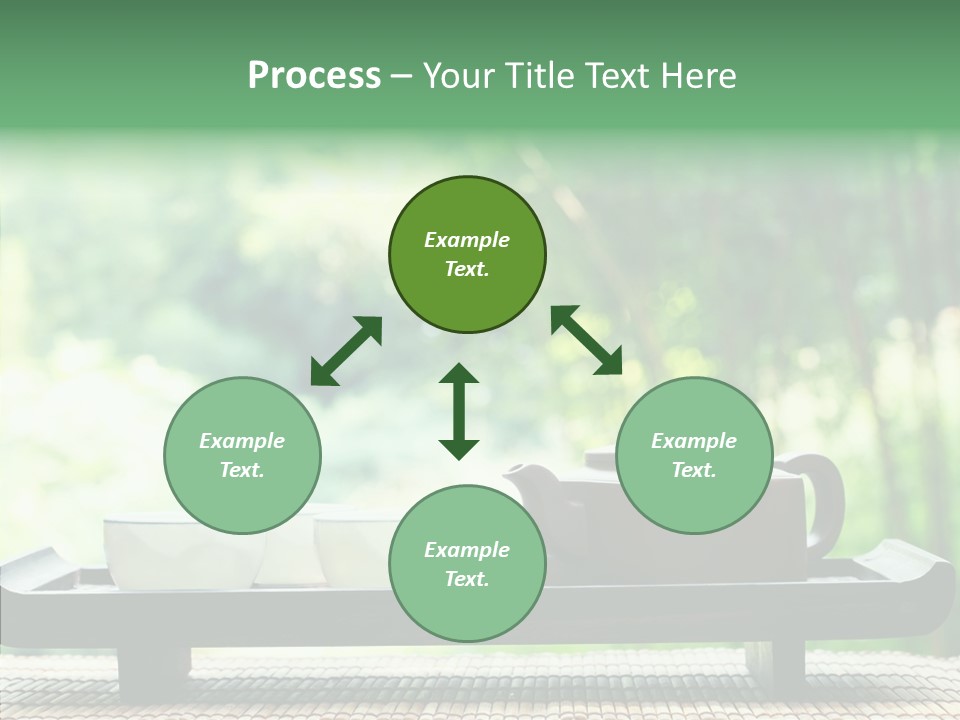 Hot Ceramic Tray PowerPoint Template