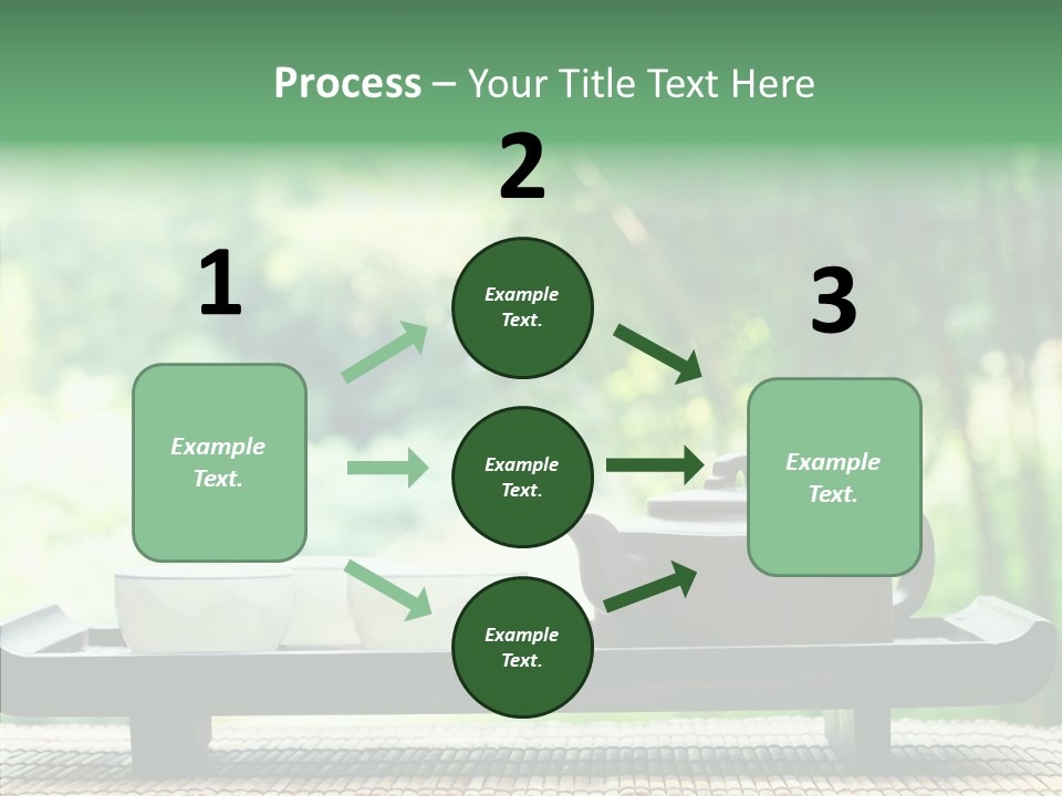 Hot Ceramic Tray PowerPoint Template