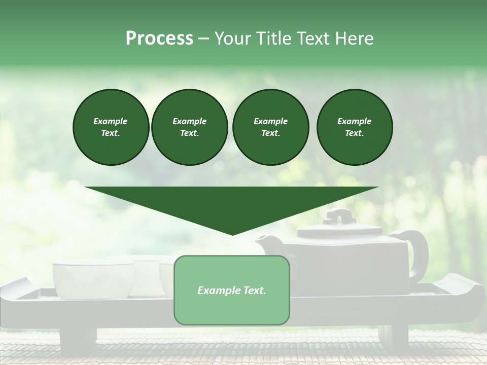 Hot Ceramic Tray PowerPoint Template