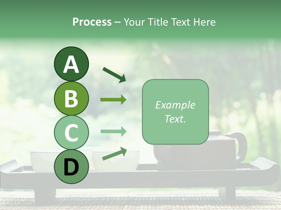 Hot Ceramic Tray PowerPoint Template