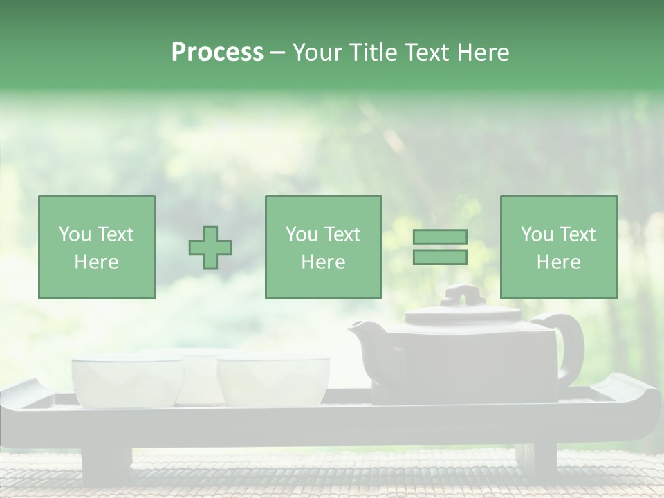 Hot Ceramic Tray PowerPoint Template