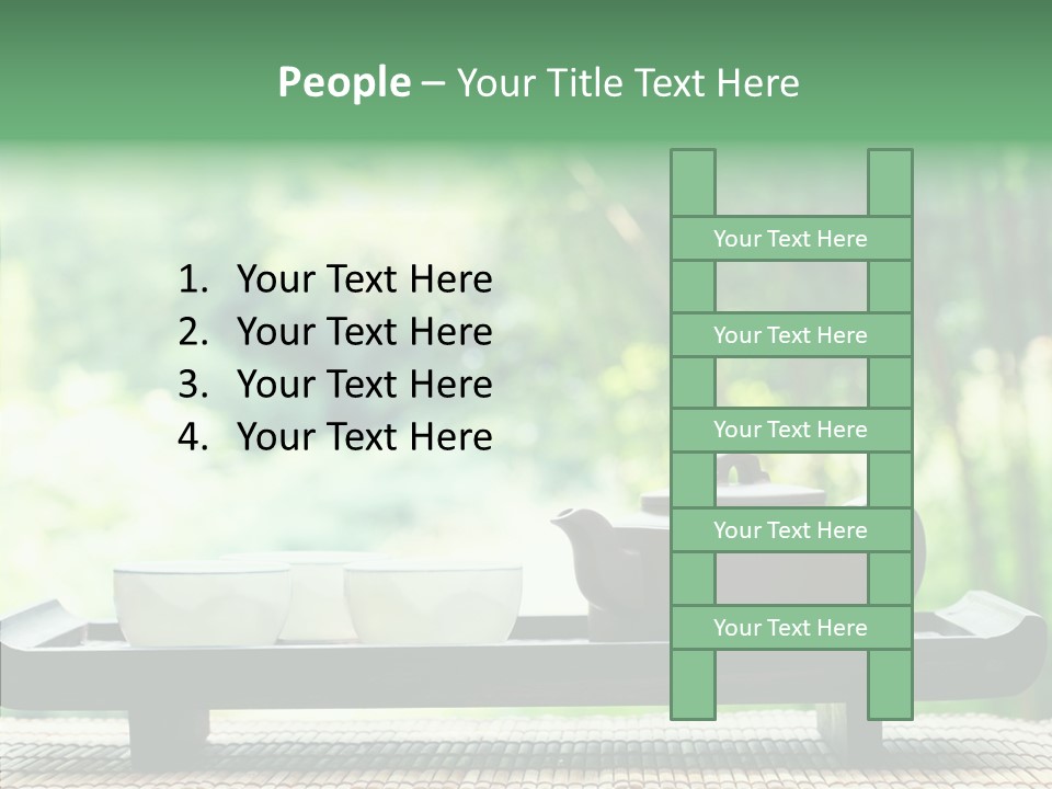 Hot Ceramic Tray PowerPoint Template