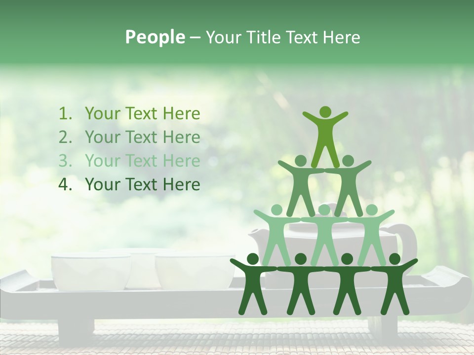 Hot Ceramic Tray PowerPoint Template