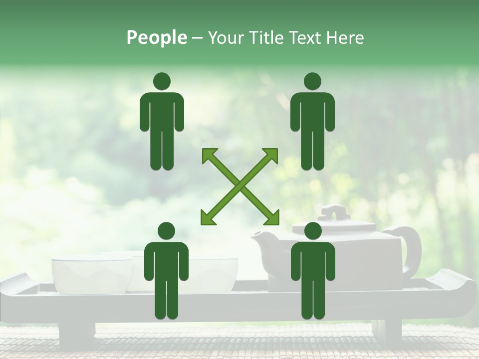 Hot Ceramic Tray PowerPoint Template