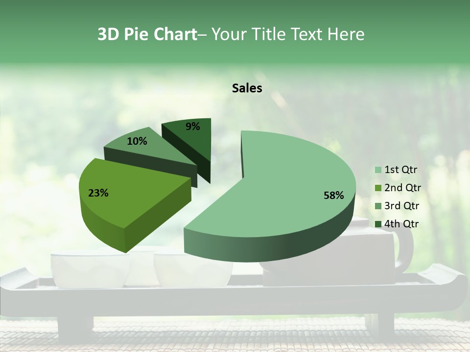 Hot Ceramic Tray PowerPoint Template