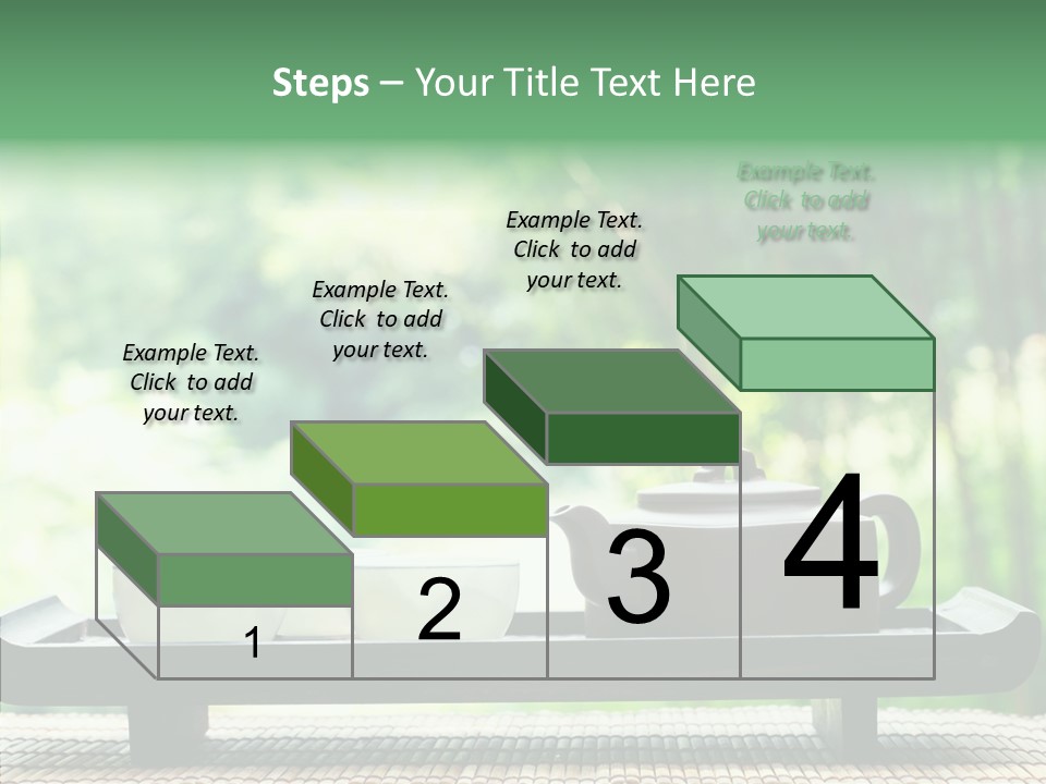 Hot Ceramic Tray PowerPoint Template