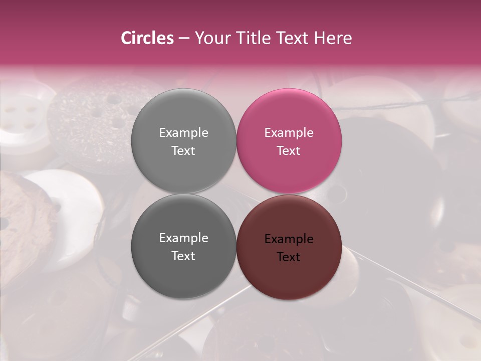 Tailor Color Sewing PowerPoint Template