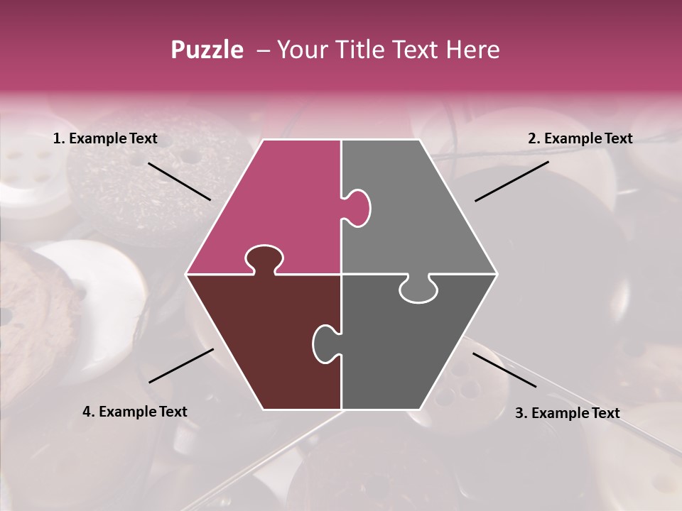 Tailor Color Sewing PowerPoint Template