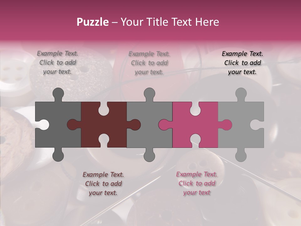 Tailor Color Sewing PowerPoint Template