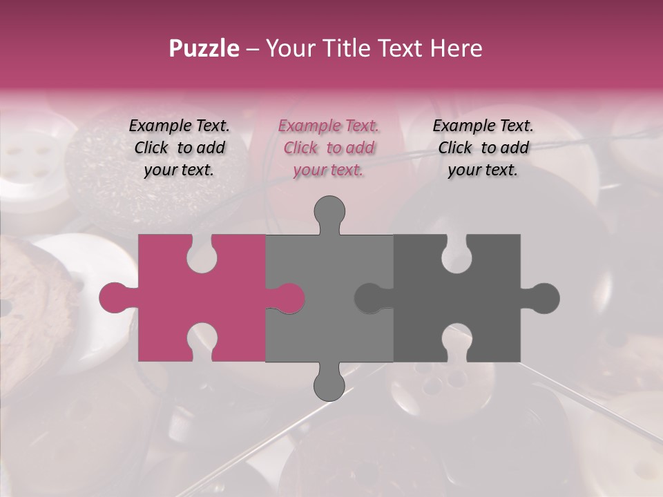 Tailor Color Sewing PowerPoint Template